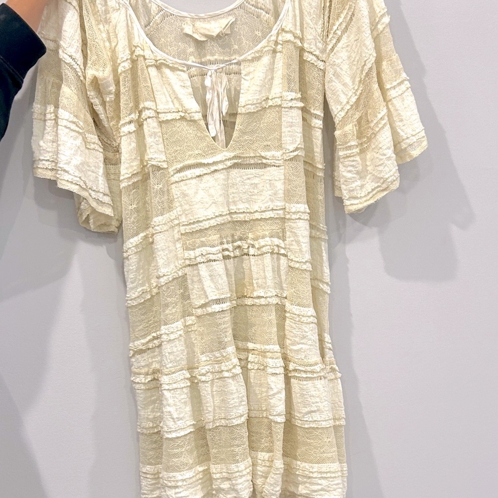 Jen's Pirate Booty Cream Mini Dress
